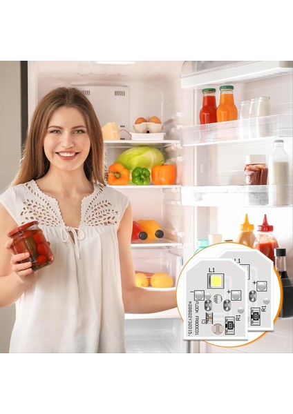 12 Paket WR55X111132 WR55X25754 Buzdolabı LED Ampul Montaj Değiştirme AP5646375 Için Buzdolabı LED Işık (Yurt Dışından) indirimleri