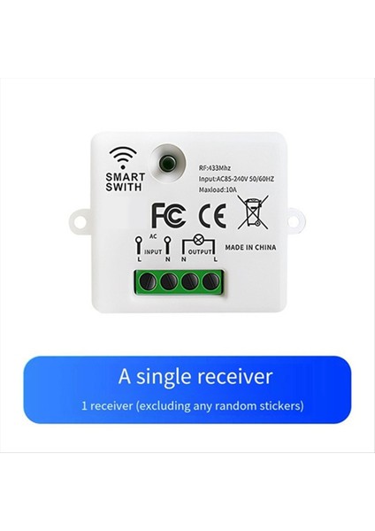 Rf 433 Mhz Işık Anahtarı Kablosuz Panel 10A Mini Anahtarı Uzaktan Kumanda Röle Alıcı Modülü Verici Yatak Odası Için (Yurt Dışından) fırsatları