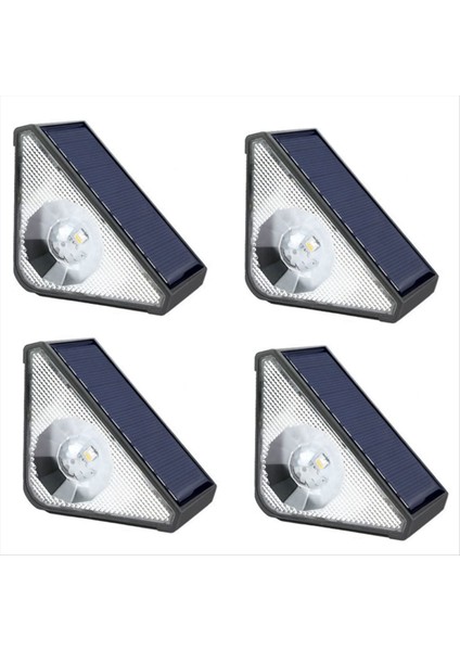 Adım Merdiven Veranda Yard Güverte Duvarı Için Dış Güneş Merdiven Işıkları Için 4 Paket Güneş Adım Işıkları (Yurt Dışından)