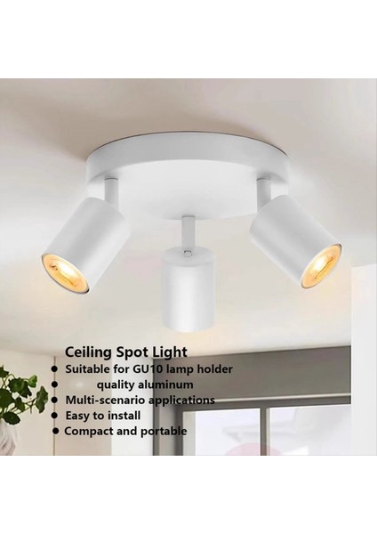 Spotlight Kapalı Tavan Oturma Odası Için Işık Fikstürleri Yatak Odası Yatak Odası Koridoru Floş Montaj Yönlü Aydınlatma Whitte (Yurt Dışından) modelleri