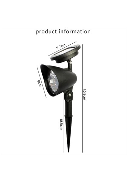 Açık Güneş Spot Işığı Bahçe Işıkları Peyzaj Dekorasyon Su Geçirmez Çim Avlu Yolu Ağacı Ayrı Lamba (Yurt Dışından) fiyatları