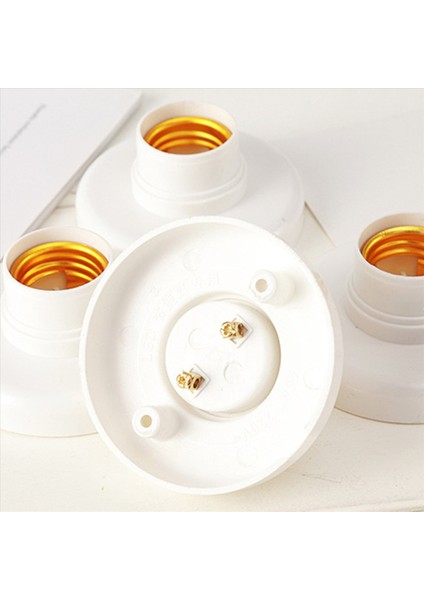 60 Adet E27 Plastik Vidalı Lamba Tutucu Yuvarlak Lamba Tutucu Ampul Soket Tutucu Adaptörü (Yurt Dışından) indirimleri