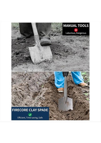 Sds Max Kil Küreği Için 4-1/2 Inç x 17 Inç Çelik Matkap Kürek Ucu (Yurt Dışından) modelleri