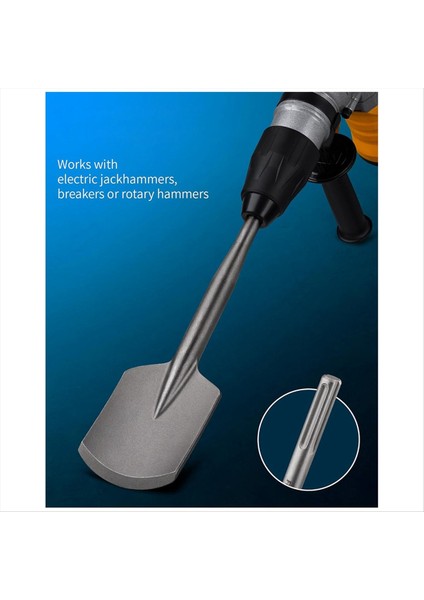 Sds Max Kil Küreği Için 4-1/2 Inç x 17 Inç Çelik Matkap Kürek Ucu (Yurt Dışından) fırsatları