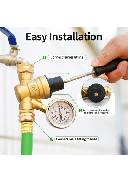 Karavan Su Basınç Regülatörü Vanası, Ayarlanabilir Su Basınç Düşürücü (Yurt Dışından) fiyatları