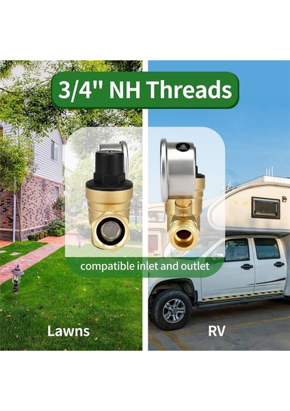 Karavan Su Basınç Regülatörü Vanası, Ayarlanabilir Su Basınç Düşürücü (Yurt Dışından) indirimleri