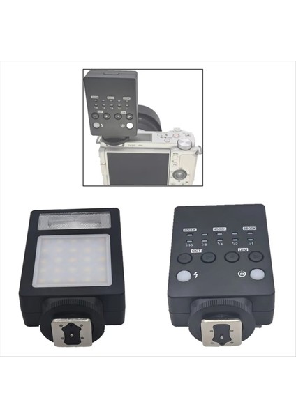 Mini 2&#39 Si 1 Arada LED Dolgu Işığı + Çoğu Kamera Için Speedlite Çift Renkli Ayarlanabilir 2500-6500K (Yurt Dışından) fiyatları