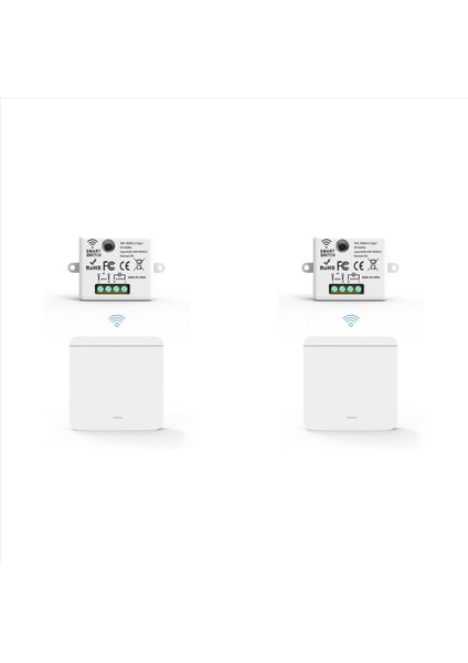 2x Kablosuz Işık Duvar Anahtarı Rf 433 Mhz Röle Alıcı ile 1X1GANG Panel Anahtarı LED Lamba Için LED Uzaktan Kumanda (Yurt Dışından)