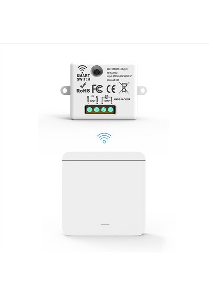 2x Kablosuz Işık Duvar Anahtarı Rf 433 Mhz Röle Alıcı ile 1X1GANG Panel Anahtarı LED Lamba Için LED Uzaktan Kumanda (Yurt Dışından) fiyatları