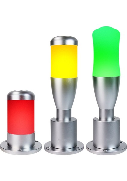 Üç Renkli LED Yanıp Sönen Uyarı Işığı 12 V Metal Strobe Beacon Pilot Sinyal Lambası Buzzer ile Kırmızı Yeşil Sarı Sinyal A (Yurt Dışından) indirimleri