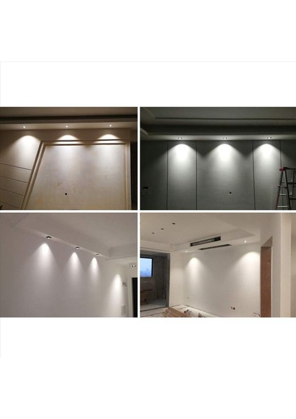 2x LED Tavan Aşağı Aydınlatma Yuvarlak Tavan Işıkları Gömme Işıklar Süper Parlak Anti-Kamaşma Ev Tavan Aydınlatma Armatürü (Yurt Dışından) indirimleri