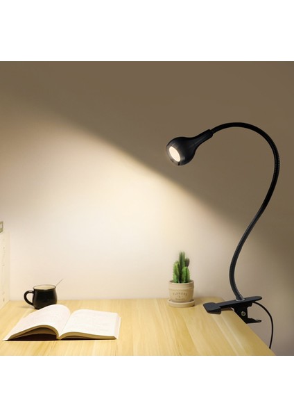 Masa Lambası USB Güç Lambası Okuma Kitabı Işık Tutucu Klip ile Çalışma Okuma Lambaları Başucu Masa Yatak Odası Dekoru Gece Lambası (Yurt Dışından) modelleri