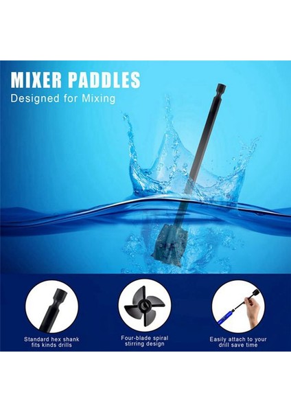 Reçine Için Karıştırıcı Bağlantı Matkabı, 5'li Paket Epoksi Reçine Karıştırıcı (Yurt Dışından) fırsatları