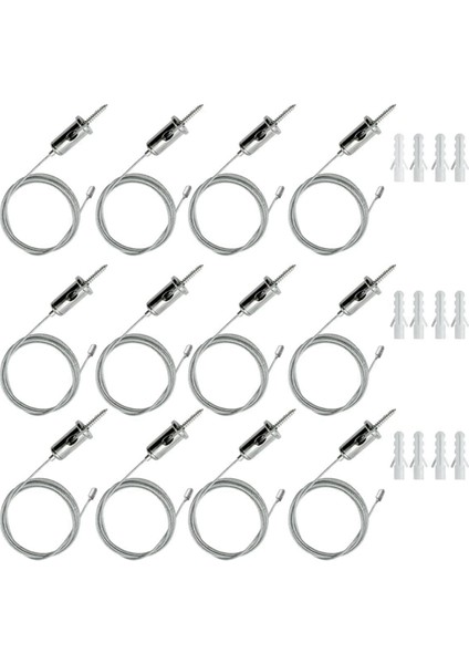 48 Takım Altıgen Garaj Süspansiyon Kabloları Kiti Çelik Asılı Zincirler Petek Işık Konektörü Kolye Tel Halat Kablo 2 M (Yurt Dışından) fiyatları