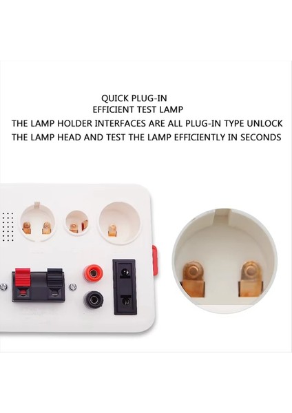 E14 B22 E27 LED Hızlı Lamba Test Cihazı Sıralı Temel Soket LED Işık Testi Armatürü Ab Fişi (Yurt Dışından) indirimleri