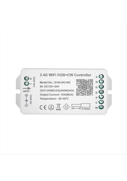 Wıfı Rgb + Cw LED Denetleyici Akıllı Telefon Uygulaması 433 M Uzaktan Kumanda 34 Sahne Modu Şeritler Modülleri Kutuları Için Müzik Senkronizasyon Zamanlaması (Yurt Dışından)