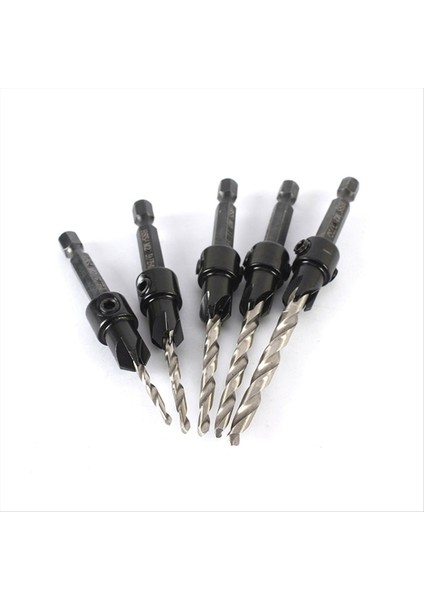 5 Adet Yüksek Hızlı Çelik Ayarlanabilir Ahşap Havşa Matkap Ucu Seti (Yurt Dışından) fırsatları