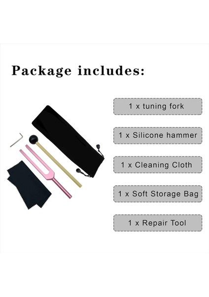 Diyapazon, Şifalı Çakra Için 528 Hz Diyapazon, Pembe (Yurt Dışından) fiyatları