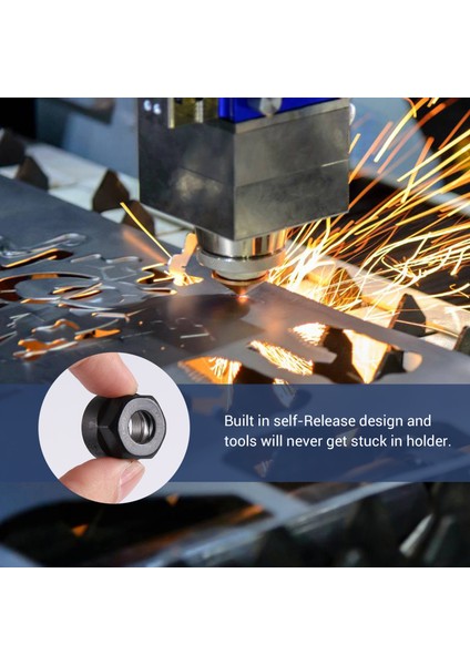 Cnc Frezeleme ve Torna Tezgahı Için 4 Adet Pens Sıkma Altıgen Somun (Yurt Dışından) indirimleri