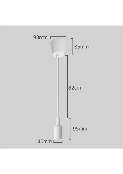 E27 Asma Lamba Tutucu Silikon Yemek Odası Kolye Lamba Base Tavan LED Işık Soket Tabanı Mutfak Yemek Odası (Yurt Dışından) fırsatları