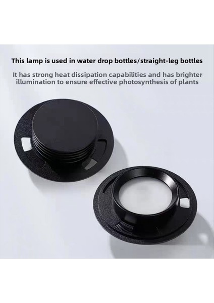 LED Moss Bitki Işığı - D10CM USB Eko Şişe Lambası, Havalandırılmış Hidroponik Su Teraryum Işık 5W (Yurt Dışından) indirimleri