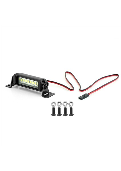 2x Parlak Işık Çubuğu 55MM 1/10 Rc Paletli Araba Eksenel SCX10 90046 Trx-4 Tamıya CC01 D90 Redcat (Yurt Dışından) modelleri