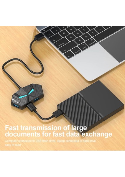 4 Bağlantı Noktası USB 3.0 Hub USB Docking Istasyonu USB Splitter Adaptör 5gbps Hızlı Şanzıman Pd Güç Kaynağı Beyaz (Yurt Dışından) modelleri