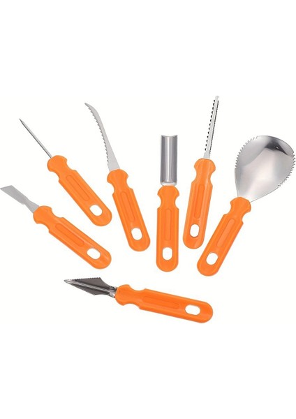 7pcs Cadılar Bayramı Kabak Oyma Araçları Kit Profesyonel Ağır Dereceli Kabak Oyma Araçları Parti Için 20 Şablonla Set (Yurt Dışından) fiyatları