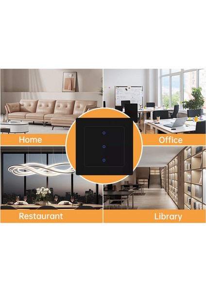 Alexa Google Home 2-Gang Için Tuya Wifi Işık Anahtarı Uygulaması Uzaktan Kumandası (Yurt Dışından) fiyatları