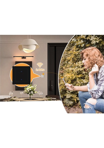 Alexa Google Home 2-Gang Için Tuya Wifi Işık Anahtarı Uygulaması Uzaktan Kumandası (Yurt Dışından) modelleri