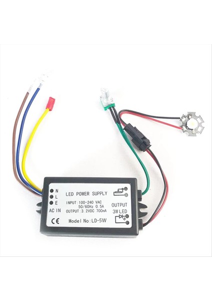 Mikroskop Güç Kaynağı Lambaları Yerleşik LED Parting Güç Kaynağı Mikroskop Güç Kaynağı Testi Ölçüm Araçları 5W (Yurt Dışından)