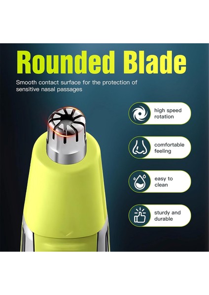 Philips Norelco Oneblade QP2520/90, QP6510/70, QP6530/70, QP652070 Burun Kılı Kesme Makinesi Başlığı Için 4 Adet Yedek Başlık (Yurt Dışından) modelleri