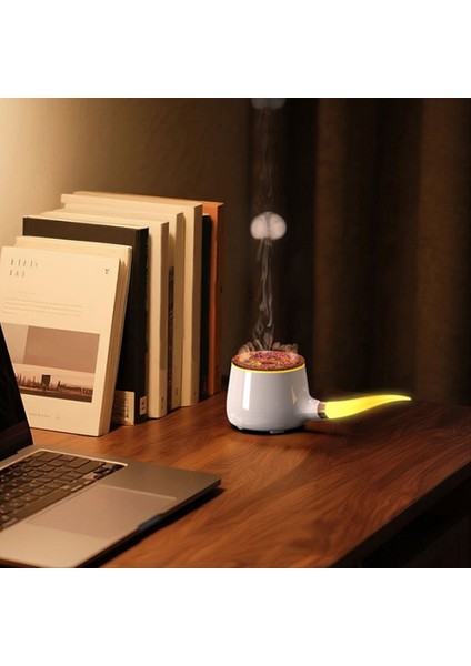 Tütün Boru Modeli Nemlendirici Tütün Boru Aroma Difüzör ile Alev Aroma Denizanası Mist Ev ve Ofis Için Siyah (Yurt Dışından) fırsatları