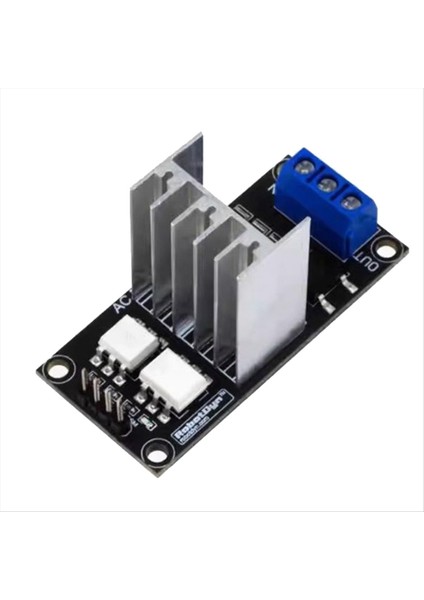 Ac Dimmer Modülü Ac Işık Lambası Çizme ve Motor Dimmer Modülü 1 Kanal 3.3V/5V Mantık 4 8A-400V (Yurt Dışından)