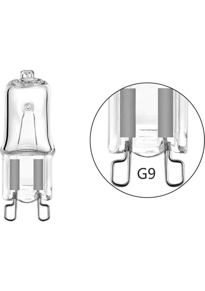 10 Adet G9 220V Halojen Lamba Ampuller 60W Masa Lambaları Duvar Lambaları Anti-Patlama Şeffaf Fırın Lambaları (Yurt Dışından) fırsatları