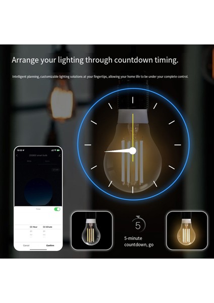 Tuya Zigbee Akıllı Filament Ampul 7 W LED Işık Lamba E27 Kısılabilir Aydınlatma 806LM Cct Akıllı Kısılabilir Kapalı Dekoratif Işık (Yurt Dışından) fiyatları