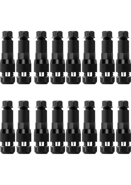 16PCS Alçak Gerilim Kablo Konnektörü Su Geçirmez Peyzaj Aydınlatma Konnektörleri 12-20 Ölçer Tel Konnektörleri (Yurt Dışından)