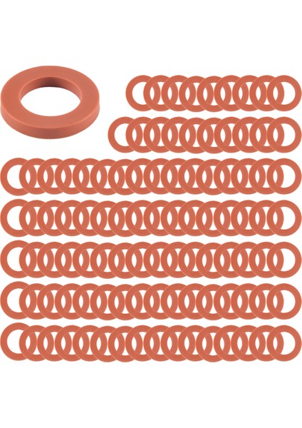 100 Adet Bahçe Hortumu Rondelası Silikon Kauçuk Rondela Contaları O Halkaları Yumuşak Silikon Conta Bağlantı Parçaları 3/4 Inç Bahçe Hortumu Için (Yurt Dışından) fiyatları