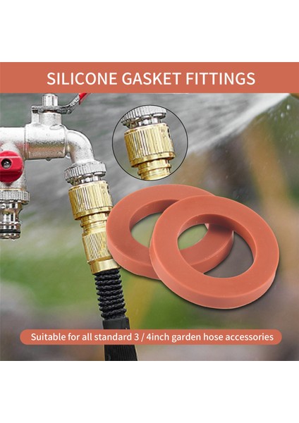 100 Adet Bahçe Hortumu Rondelası Silikon Kauçuk Rondela Contaları O Halkaları Yumuşak Silikon Conta Bağlantı Parçaları 3/4 Inç Bahçe Hortumu Için (Yurt Dışından) fırsatları