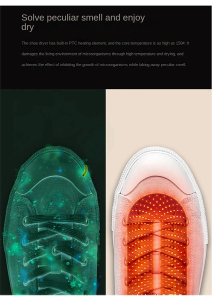 Sothıng Taşınabilir Ayakkabı Kurutucuları Kablolu Isıtmalı Ayakkabı Kurutucusu Deshumidificador Koku Giderici Makine Teleskopik Ab Fişi Beyaz (Yurt Dışından) indirimleri