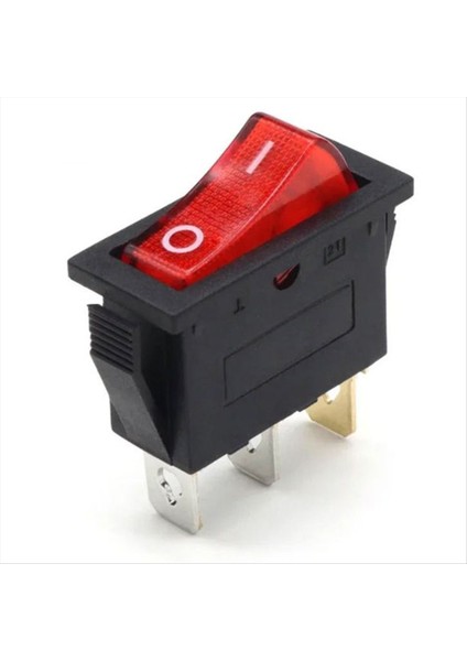 10 Adet KCD3-101N Rocker Switch 3 Terminaller Elektrikli Pirinç Ocakları ve Küçük Aletler Için Rocker Switch Kırmızı (Yurt Dışından) fiyatları