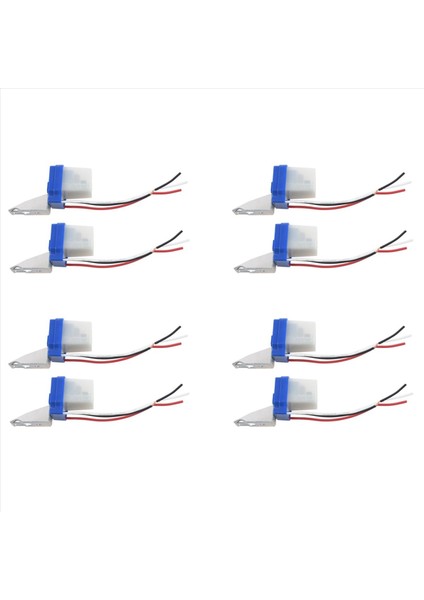 8 Adet Otomatik Kapalı Sokak Işık Sensörü Anahtarı Fotoğraf Anahtarı 220 V 10A Otomatik Anahtar (Yurt Dışından)