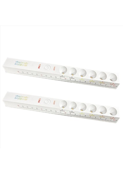 2x 6 Mod Renk Sıcaklığı Lamba Çubuğu 2700K‑6000K Fotoğrafçılık Işık Değnek Işık Ölçer Motionsensor Lighttool B (Yurt Dışından)