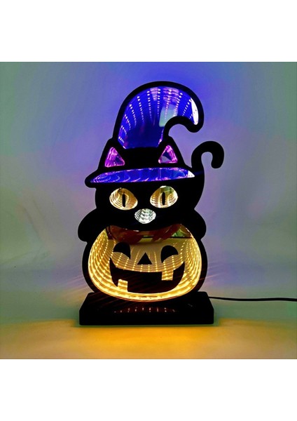 USB Powered Cadılar Bayramı Neon Balkabağı Lambası Gece Işık Masa Üstü Başucu Dekor Partisi Festivali LED USB Fişi Kompakt (Yurt Dışından) fiyatları