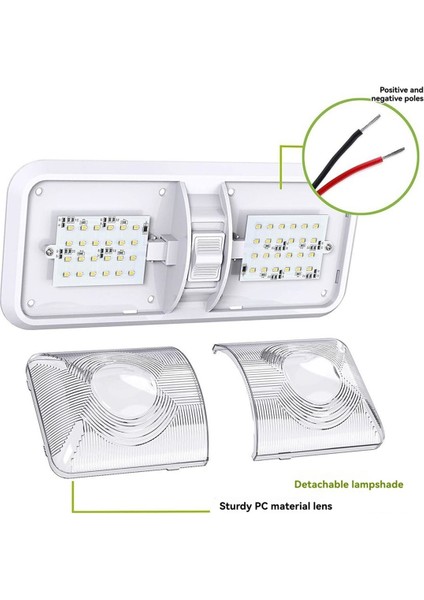 5 Paket Rv LED Işıkları Iç Rv Işık Iç Rv Tavan Tavan Aydınlatması LED Anahtarı ile Rv/karavan/römork/tekne (Yurt Dışından) indirimleri