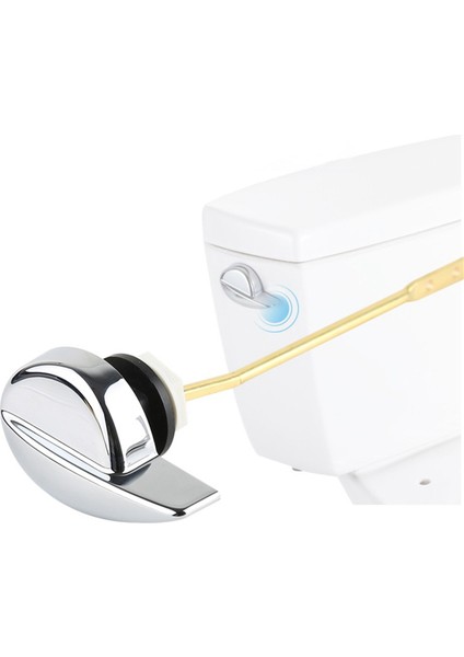 Eski Moda Tuvalet Tankı Aksesuarları Ön Taraf Tuvalet Tahliye Kolu Uzatma Çubuğu Anahtar Düğme Anahtarı D (Yurt Dışından) fiyatları