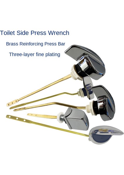 Eski Moda Tuvalet Tankı Aksesuarları Ön Taraf Tuvalet Tahliye Kolu Uzatma Çubuğu Anahtar Düğme Anahtarı D (Yurt Dışından) modelleri