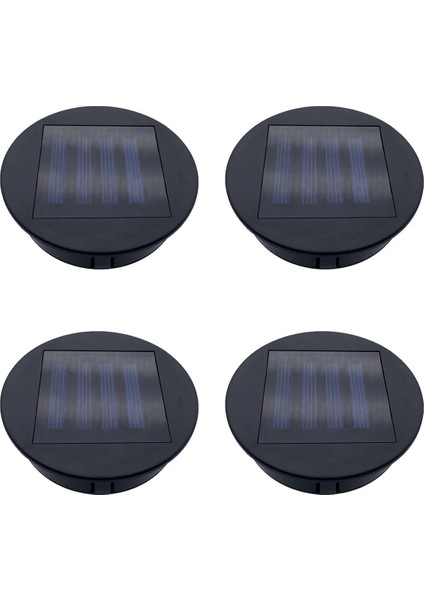 8 Paket Güneş Işıkları Fenerler Için Yedek Üst Su Geçirmez Yuvarlak Güneş Fenerleri Yedek Aksesuarlar (3 15 Inç) (Yurt Dışından)