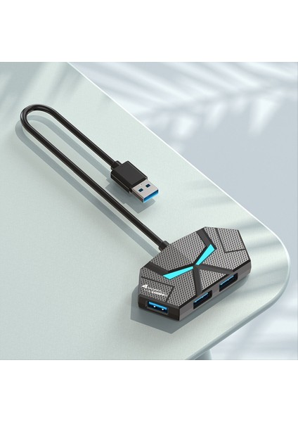 4 Bağlantı Noktası USB 3.0 Hub USB Docking Istasyonu USB Splitter Adaptör 5gbps Hızlı Şanzıman Pd Güç Kaynağı Siyah (Yurt Dışından) fiyatları