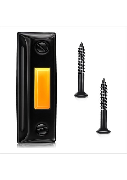 Metal Kapı Zili Itme Düğmesi, Metal Duvara Bağlı Kapı Çan Düğmesi, LED Işıklı Kapı Çan Kablolu Düğmesi, Kapı Zili (Yurt Dışından)